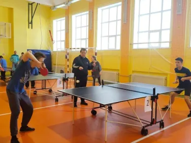 Областная спартакиада по настольному теннису